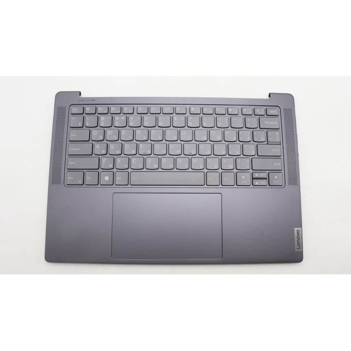 Lenovo 5CB1L39457 Palmrest Top Case con tastiera, Russo, Grigio tempesta, con logo Puresight