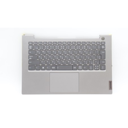 Lenovo 5CB1L41529 Palmrest Top Case con tastiera, Giapponese, Grigio minerale, Retroilluminazione