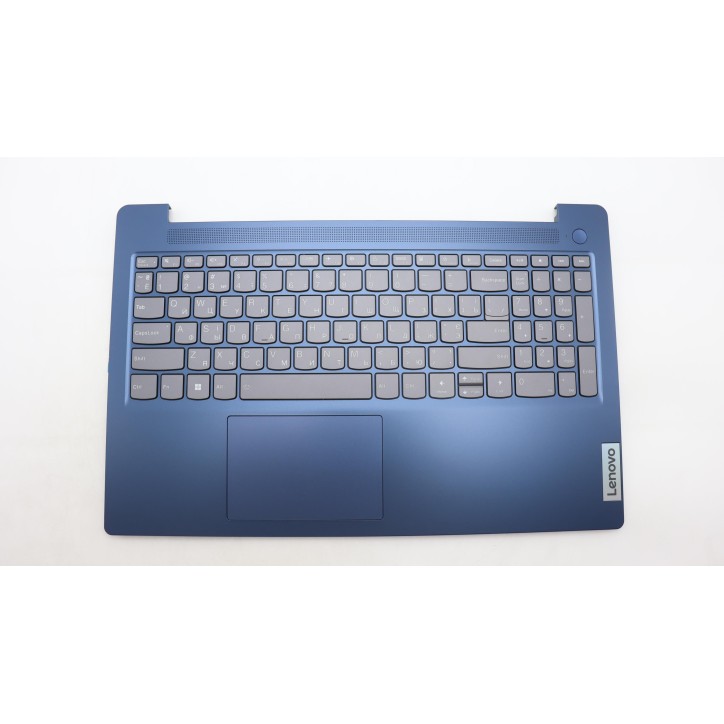 Lenovo 5CB1L45479 Palmrest Top Case con tastiera, Ucraino, blu scuro, Retroilluminazione