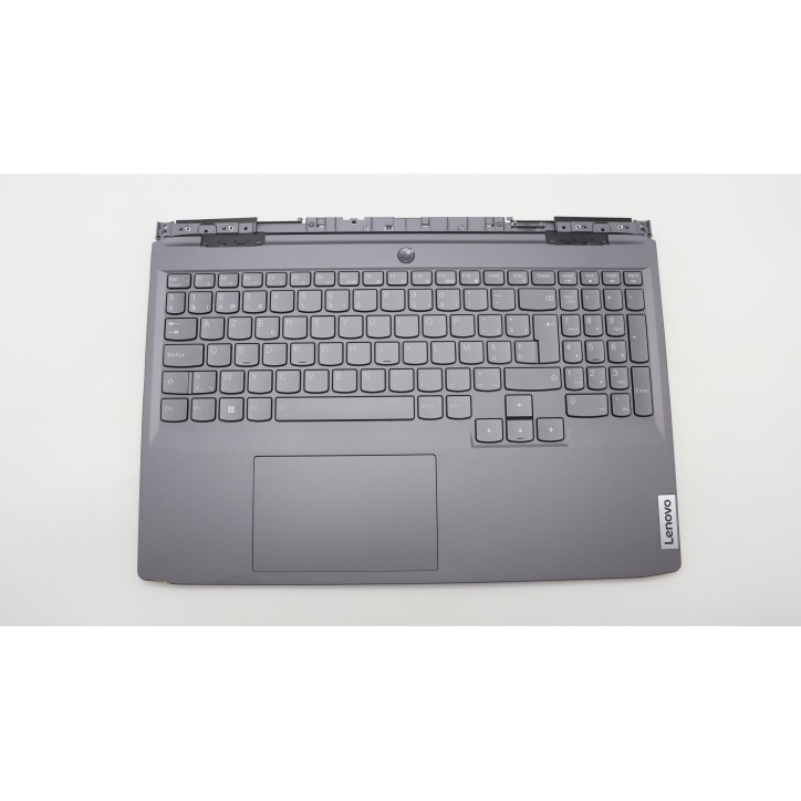 Lenovo 5CB1L49835 Palmrest Top Case con tastiera, Belga, Retroilluminazione RGB, UK