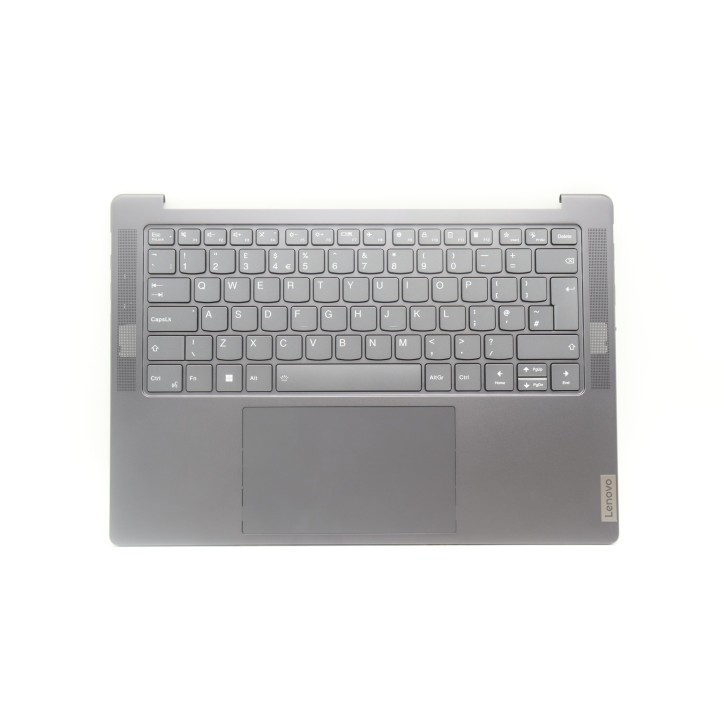Lenovo 5CB1L50296 Palmrest Top Case con tastiera, Inglese Regno Unito, grigio tempesta, Senza logo di Puresight