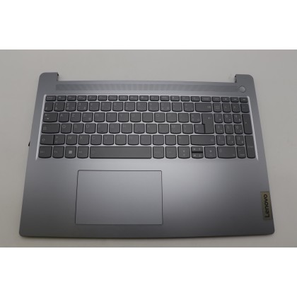 Lenovo 5CB1L53288 Palmrest Top Case con tastiera, Francese, grigio artico, Retroilluminazione, Senza lettore di impronte digital