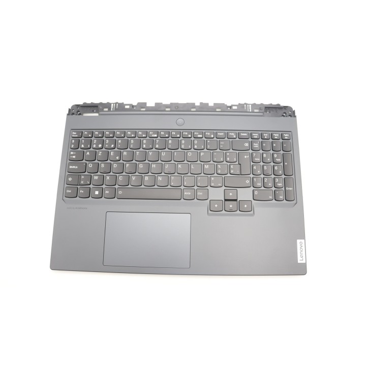 Lenovo 5CB1L53959 Palmrest Top Case con tastiera, Belga, Retroilluminazione bianca, UK