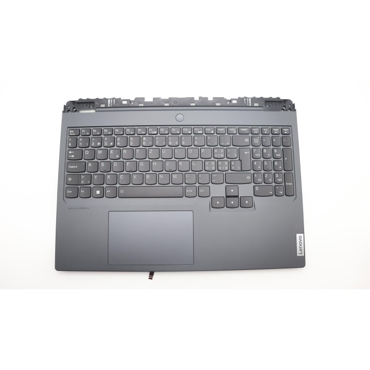 Lenovo 5CB1L53986 Palmrest Top Case con tastiera, Svizzera, Retroilluminazione bianca