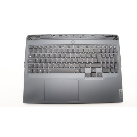 Lenovo 5CB1L54672 Palmrest Top Case con tastiera, Sloveno, Grigio onice, Retroilluminazione bianca