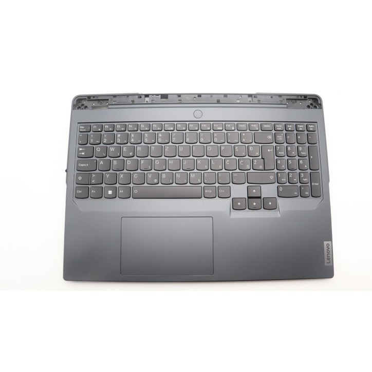 Lenovo 5CB1L54672 Palmrest Top Case con tastiera, Sloveno, Grigio onice, Retroilluminazione bianca