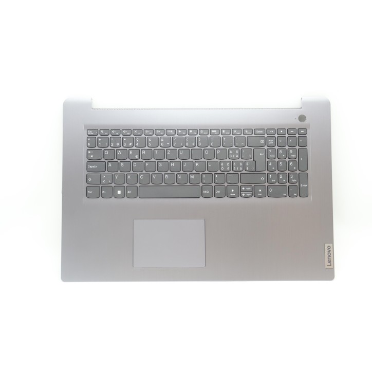 Lenovo 5CB1L55588 Palmrest Top Case con tastiera, Svizzera, grigio artico, Impronta digitale
