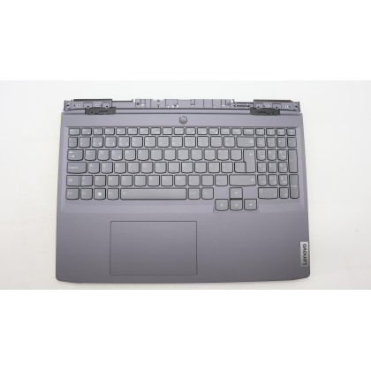 Lenovo 5CB1L55984 Palmrest Top Case con tastiera, Portoghese, Retroilluminazione RGB