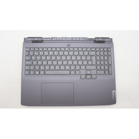 Lenovo 5CB1L55984 Palmrest Top Case con tastiera, Portoghese, Retroilluminazione RGB