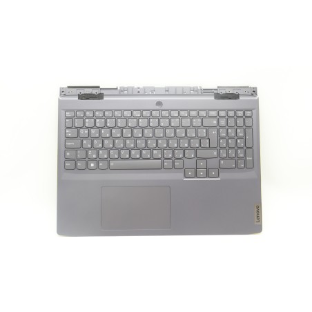 Lenovo 5CB1L55996 Palmrest Top Case con tastiera, Bulgaro, Retroilluminazione RGB, UK