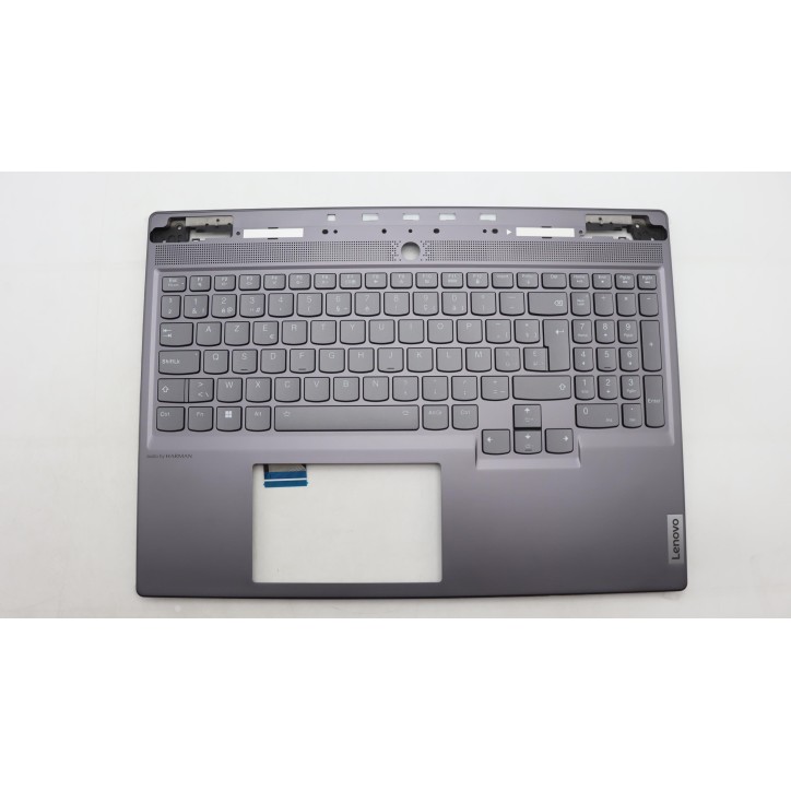 Lenovo 5CB1L68011 Palmrest Top Case con tastiera, Belga, Retroilluminazione RGB, UK