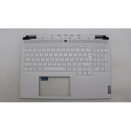 Lenovo 5CB1L83646 Palmrest Top Case con tastiera, Italiano, Bianco, Retroilluminazione RGB