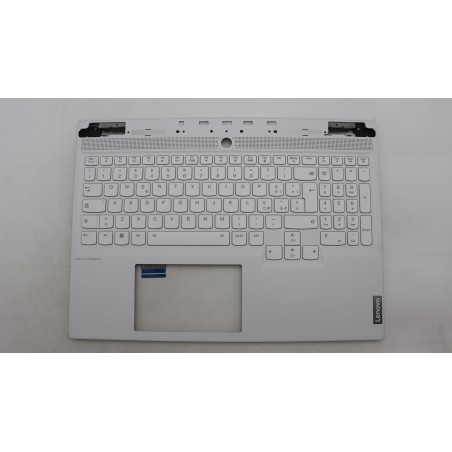 Lenovo 5CB1L83646 Palmrest Top Case con tastiera, Italiano, Bianco, Retroilluminazione RGB