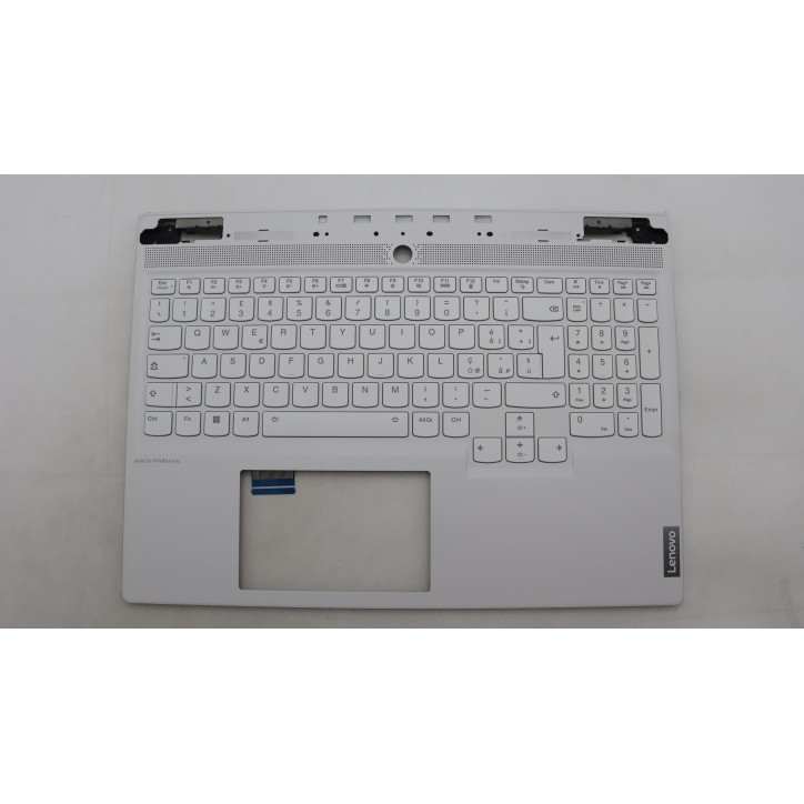 Lenovo 5CB1L83646 Palmrest Top Case con tastiera, Italiano, Bianco, Retroilluminazione RGB