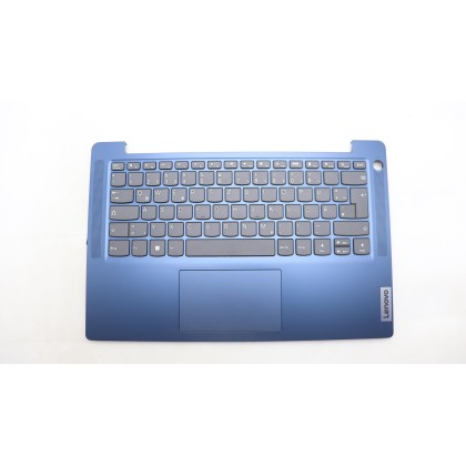 Lenovo 5CB1M46548 Palmrest Top Case con tastiera, Tedesco, Blu scuro, Impronta digitale