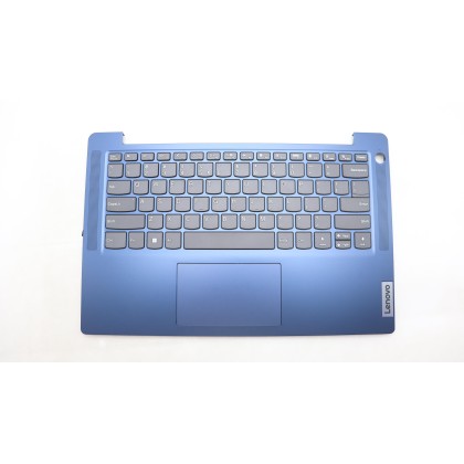 Lenovo 5CB1M46559 Palmrest Top Case con tastiera, Inglese (Stati Uniti/Europa), Blu scuro, Impronta digitale