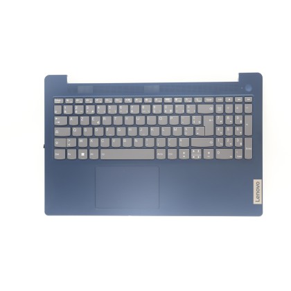 Lenovo 5CB1M47011 Palmrest Top Case con tastiera, Francese, Blu scuro, Retroilluminazione
