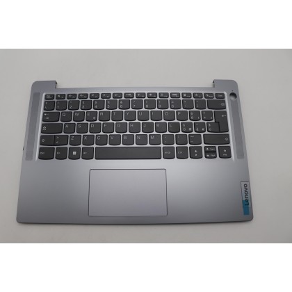 Lenovo 5CB1M47594 Palmrest Top Case con tastiera, Italiano, Grigio artico, Impronta digitale