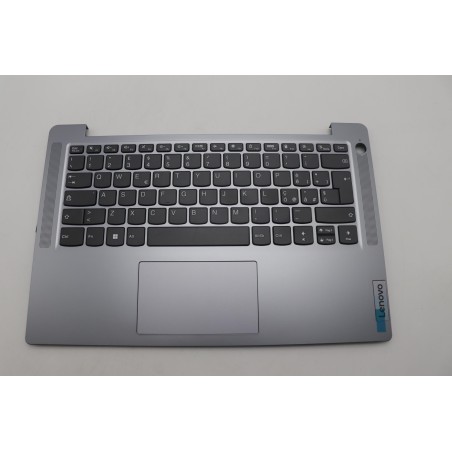 Lenovo 5CB1M47594 Palmrest Top Case con tastiera, Italiano, Grigio artico, Impronta digitale