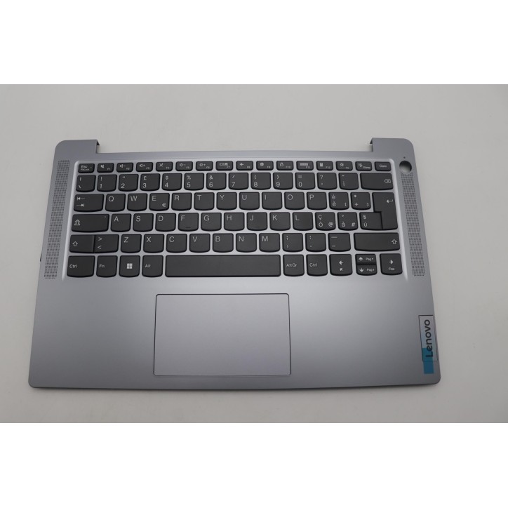 Lenovo 5CB1M47594 Palmrest Top Case con tastiera, Italiano, Grigio artico, Impronta digitale