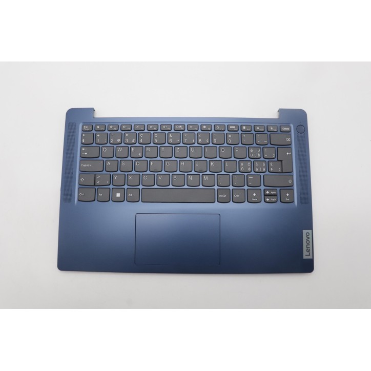 Lenovo 5CB1M47809 Palmrest Top Case con tastiera, Svizzera, Blu scuro, Senza_lettore di impronte digitali