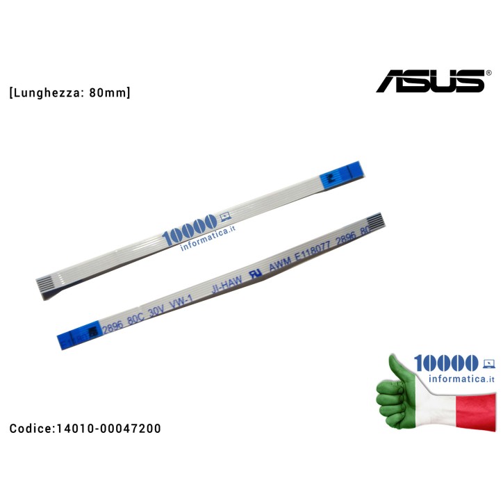 Cavo Collegamento Accensione Power FFC (6 PIN) [0,5mm x 80mm] ASUS X551CA P551CA R512CA F551CA D550CA X551MA F551MA F200MA