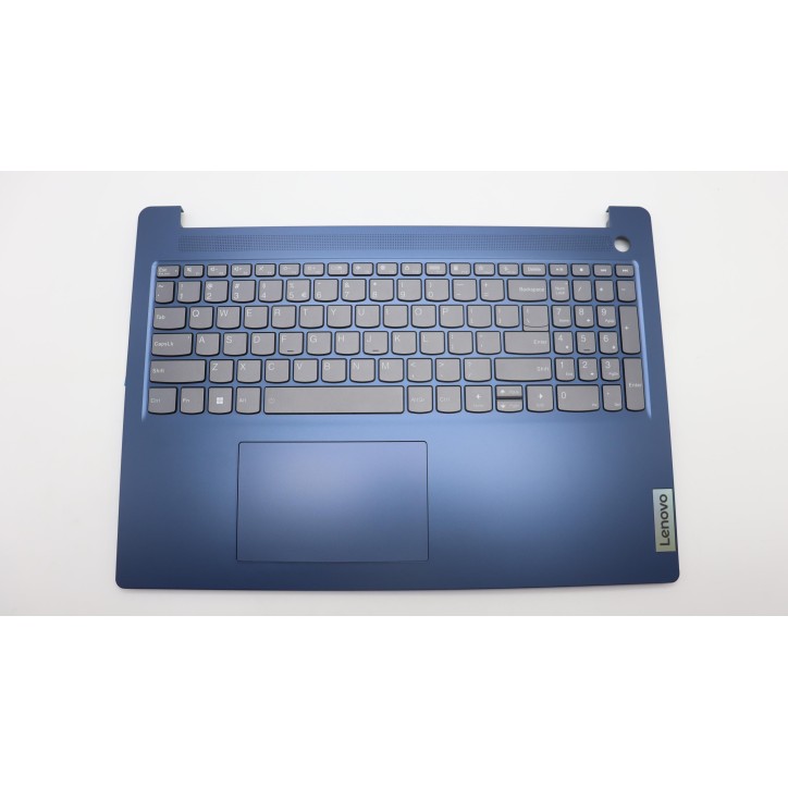 Lenovo 5CB1M48261 Palmrest Top Case con tastiera, Inglese (Stati Uniti/Europa), Blu scuro, Retroilluminazione, Senza_lettore di 