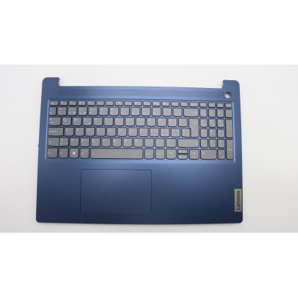 Lenovo 5CB1M48280 Palmrest Top Case con tastiera, Svizzera, Blu scuro, Retroilluminazione, Senza_lettore di impronte digitali