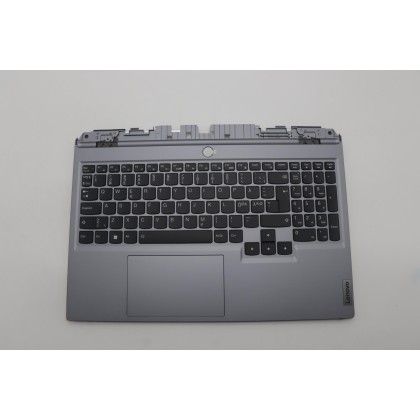 Lenovo 5CB1M65384 Palmrest Top Case con tastiera, Europa del Nord, Retroilluminazione bianca