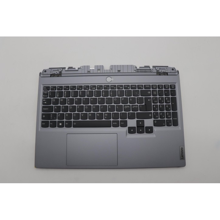 Lenovo 5CB1M65384 Palmrest Top Case con tastiera, Europa del Nord, Retroilluminazione bianca