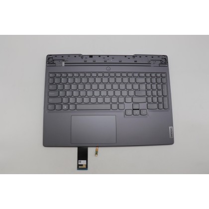 Lenovo 5CB1N90899 Palmrest Top Case con tastiera, Inglese, Grigio