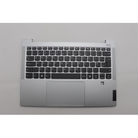 Lenovo 5CB1P49456 Palmrest Top Case con tastiera, Inglese (Regno Unito), grigio nuvola, Senza_retroilluminazione, Lettore di imp