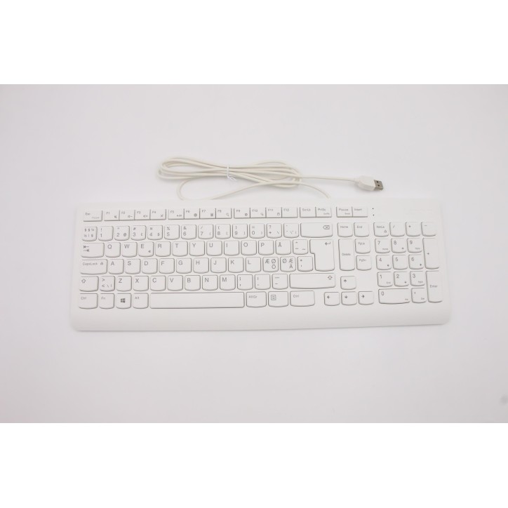 Lenovo 5D50U84488 Tastiera esterna, USB, Ceco/Slovacco, Bianco, Senza retroilluminazione
