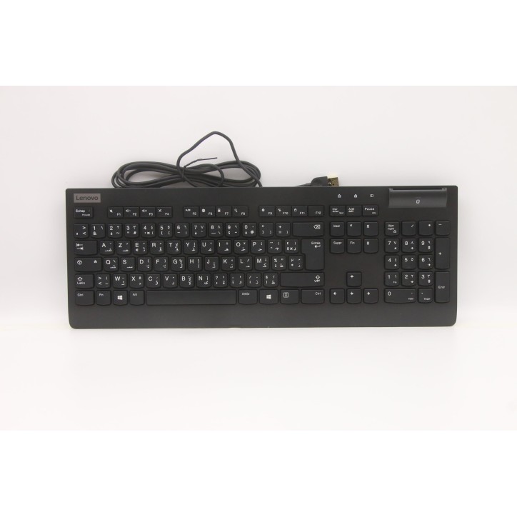 Lenovo 5D51B69438 Lenovo Smartcard Wired Keyboard II, Arabo/francese