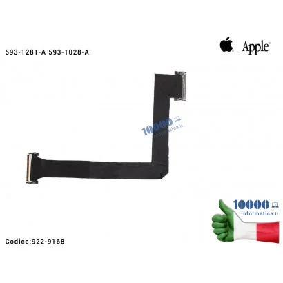 922-9168 Cavo Flat Display LCD Cable APPLE iMac 27" A1312 (2009) (2010) 922-9168 593-1281-A 593-1028-A