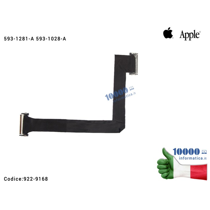 Cavo Flat Display LCD Cable APPLE iMac 27" A1312 (2009) (2010) 922-9168 593-1281-A 593-1028-A