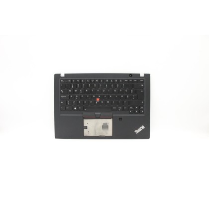 Lenovo 5M10V16647 Palmrest Top Case con tastiera, Estone, Nero, Retroilluminazione