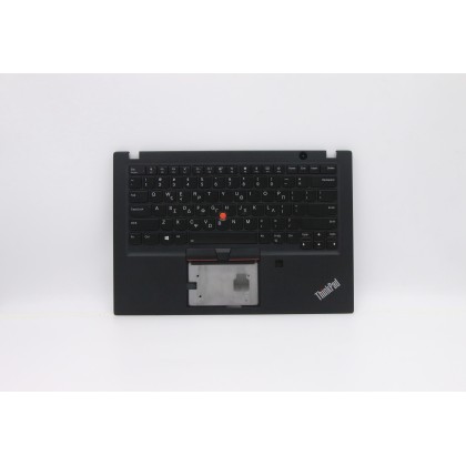 Lenovo 5M10V16657 Palmrest Top Case con tastiera, Greco, Nero, Retroilluminazione