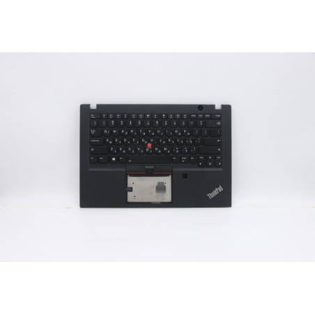 Lenovo 5M10V16660 Palmrest Top Case con tastiera, Ebraico, nero, Retroilluminazione, Impronta digitale