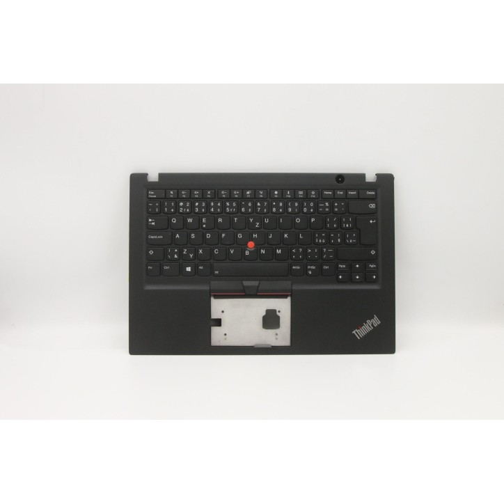 Lenovo 5M10V16783 Palmrest Top Case con tastiera, Ceco/Slovacco, nero, Retroilluminazione, UK