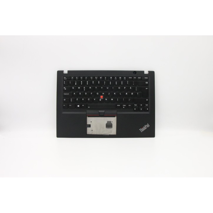 Lenovo 5M10V16785 Palmrest Top Case con tastiera, Danese, nero, Retroilluminazione, UK