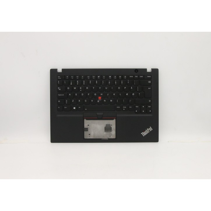 Lenovo 5M10V16786 Palmrest Top Case con tastiera, Danese, nero, Retroilluminazione, Senza lettore di impronte digitali, UK