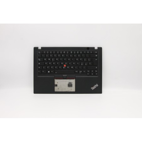 Lenovo 5M10V16810 Palmrest Top Case con tastiera, Italiano, Nero, Retroilluminazione