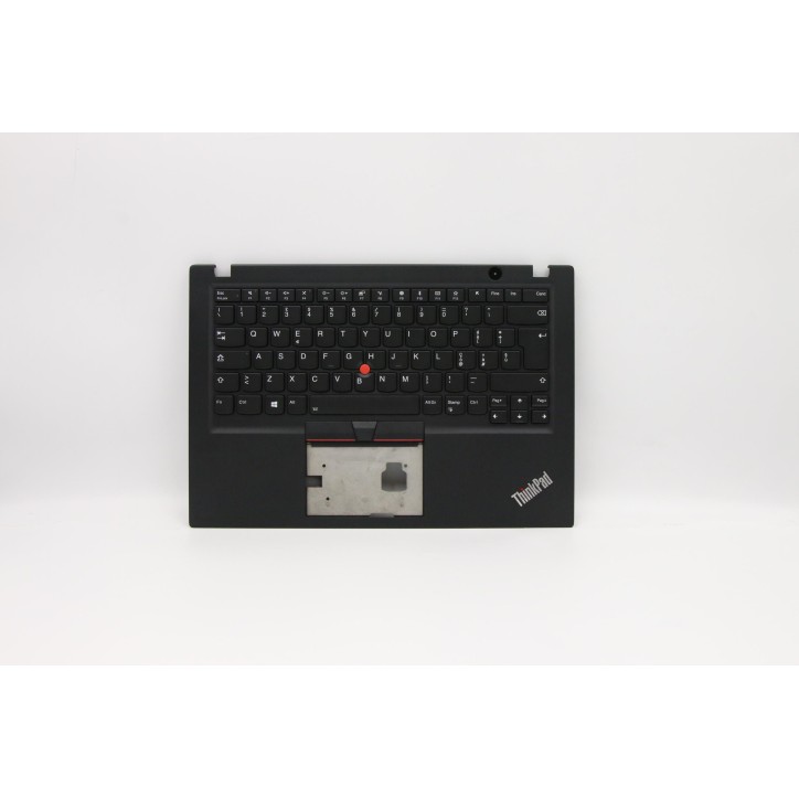 Lenovo 5M10V16810 Palmrest Top Case con tastiera, Italiano, Nero, Retroilluminazione