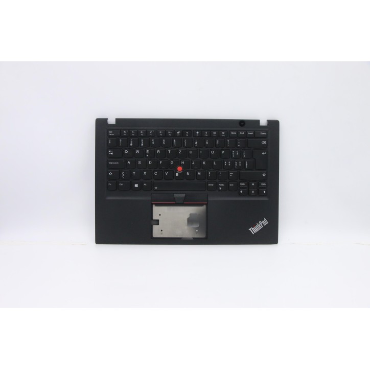 Lenovo 5M10V16831 Palmrest Top Case con tastiera, Svizzera, Nero, Retroilluminazione
