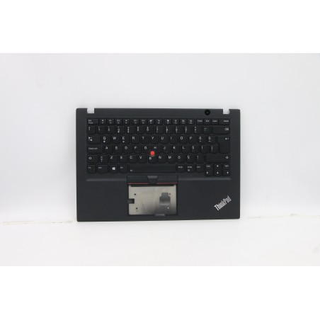 Lenovo 5M10V16837 Palmrest Top Case con tastiera, Turco, nero, Retroilluminazione, Senza lettore di impronte digitali