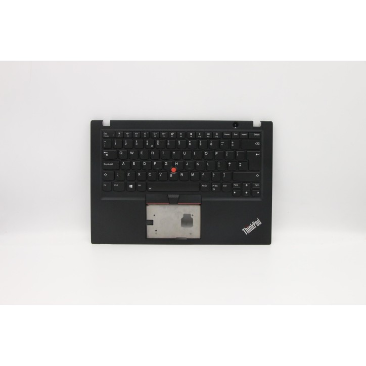 Lenovo 5M10V16842 Palmrest Top Case con tastiera, Inglese Regno Unito, nero, Retroilluminazione, Senza lettore di impronte digit