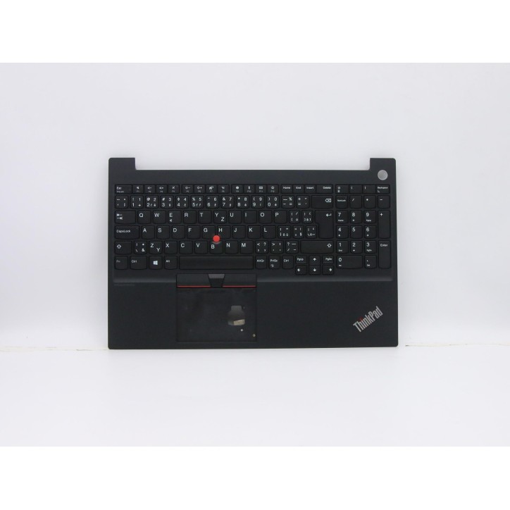 Lenovo 5M10V16877 Palmrest Top Case con tastiera, Ceco/Slovacco, nero, Senza retroilluminazione, UK