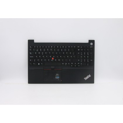 Lenovo 5M10V16879 C-Cover with keyboard, Swedish/Finnish, Black, Non-Backlight, UK