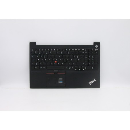 Lenovo 5M10V16879 C-Cover with keyboard, Swedish/Finnish, Black, Non-Backlight, UK